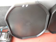 *3x Black Plastic Cement/Concrete Mixing Trays