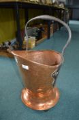 Arts & Crafts Copper Coal Skuttle