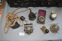 Compasses, Headphones, Morse Code Taper, etc.