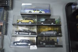 Seven James Bond Diecast Vehicles from Casino Royale by G.E. Fabbri