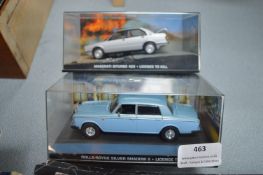 Two James Bond Diecast Vehicles from A License to Kill by G.E. Fabbri
