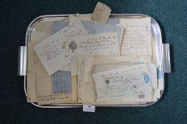 Vintage Ephemera, Cheques, Bills, etc.