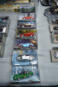 Seven James Bond Diecast Vehicles from Die Another Day by G.E. Fabbri