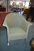 Lloyd Loom Style Basket Weave Chair
