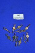 Victorian Pocket Watch Keys