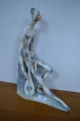 Nao Figurine - Harlequin Lute Player