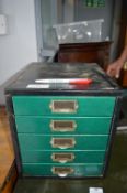 Metal Five Drawer Filing Cabinet