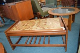 1970's Coffee with Inlaid Tile Top