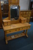 Ash Gothic Revival Style Dressing Table
