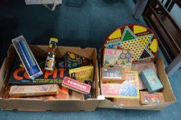 Two Boxes of 1960's & 70's Toys and Games