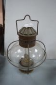 Brass Hanging Paraffin Lamp