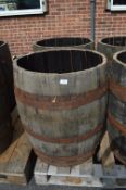 Oak Beer Barrel with Top Removed