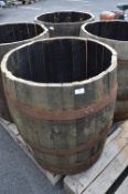 Oak Beer Barrel with Top Removed