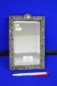 Hallmarked Sterling Silver Framed Beveled Edge Mirror (some faults) - Chester 1901