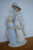 Nao Figurine - Mother and Daughter