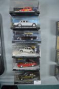 Six James Bond Diecast Vehicles from On Her Majesties Secret Service by G.E. Fabbri