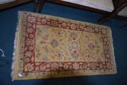 Traditional Pattern Wool Rug 3'6