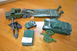 Dinky Super Toys Tank Transporter, Centurion Tank, etc.