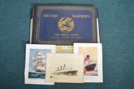 Royal Navy British Warships Illustrated Guide plus Ephemera etc.