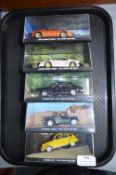 Five James Bond Diecast Vehicles from For Your Eyes Only by G.E. Fabbri