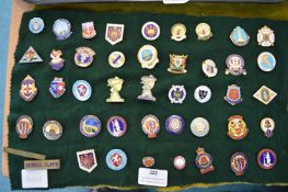 40+ 1960's & 70's Enamel Bowling Club Badges