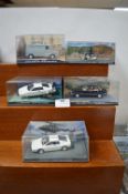 Five James Bond Diecast Vehicles from The Spy Who Loved Me by G.E. Fabbri