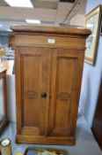 Oak Cigar Cabinet 46x26x79cm