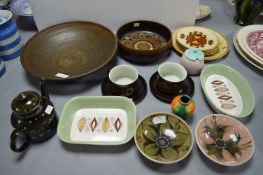 Studio Pottery Bowls, Denby, Poole, and Other Pottery