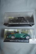 Two James Bond Diecast Vehicles from From Russian with Love by G.E. Fabbri