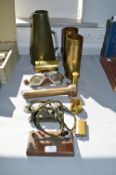 Trench Art, Morse Code Tapers, Microphone, etc.