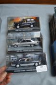 Three James Bond Diecast Vehicles from Tomorrow Never Dies by G.E. Fabbri