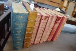 Eight Leather Bound Volumes Classics; Shakespeare, Dickens, etc.