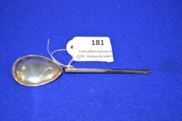 Hallmarked Sterling Silver Spoon ~9.3g