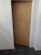 *Oak Faced Fire Door