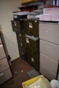 *Vintage Howden Green Four Drawer Foolscap Filing