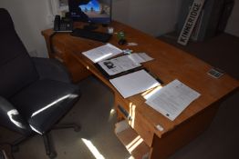 *Desk and Gas-Lift Chair