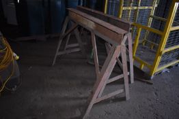*Two Heavy Duty Steel A-Frame Trestles