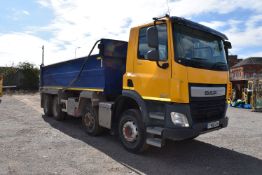 *DAF CF Euro6 Eight Wheel Tipper with G. Broughton & Sons Tipper Easy Sheet Reg: YW16 EUK