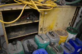 *Steel cabinet with Sliding Doors