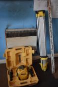 *Topcom Laser Level with Tripod and Measuring Staf