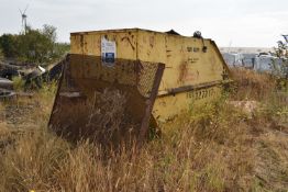 *8-Yard Skip with Back Slanted Doors and Roof (this lot is located at the Melton site, viewing and