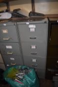 *Triumph Grey Four Drawer Foolscap Filing Cabinet