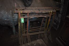 *Seven Adjustable Height Trestles