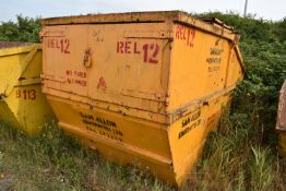 *Skip with Closed Top, Back Doors, and Slanted Front Doors (this lot is located at the Melton