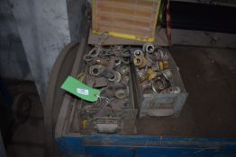 *Set of Two Steel Drawers Containing Lorry Wheel N
