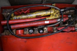 *Manual Hydraulic Jack Pump, Various Jacks, and Ot