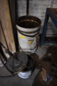 *Two Parts Tubs of Grease, and a Grease Tub Pump