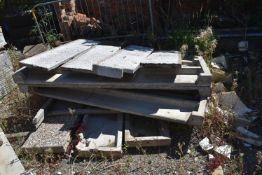 *Large Quantity of Concrete Gravel Boards