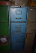 *Vintage Blue Filing Cabinet