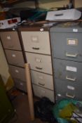 *Coffee & Cream Four Drawer Foolscap Filing Cabine